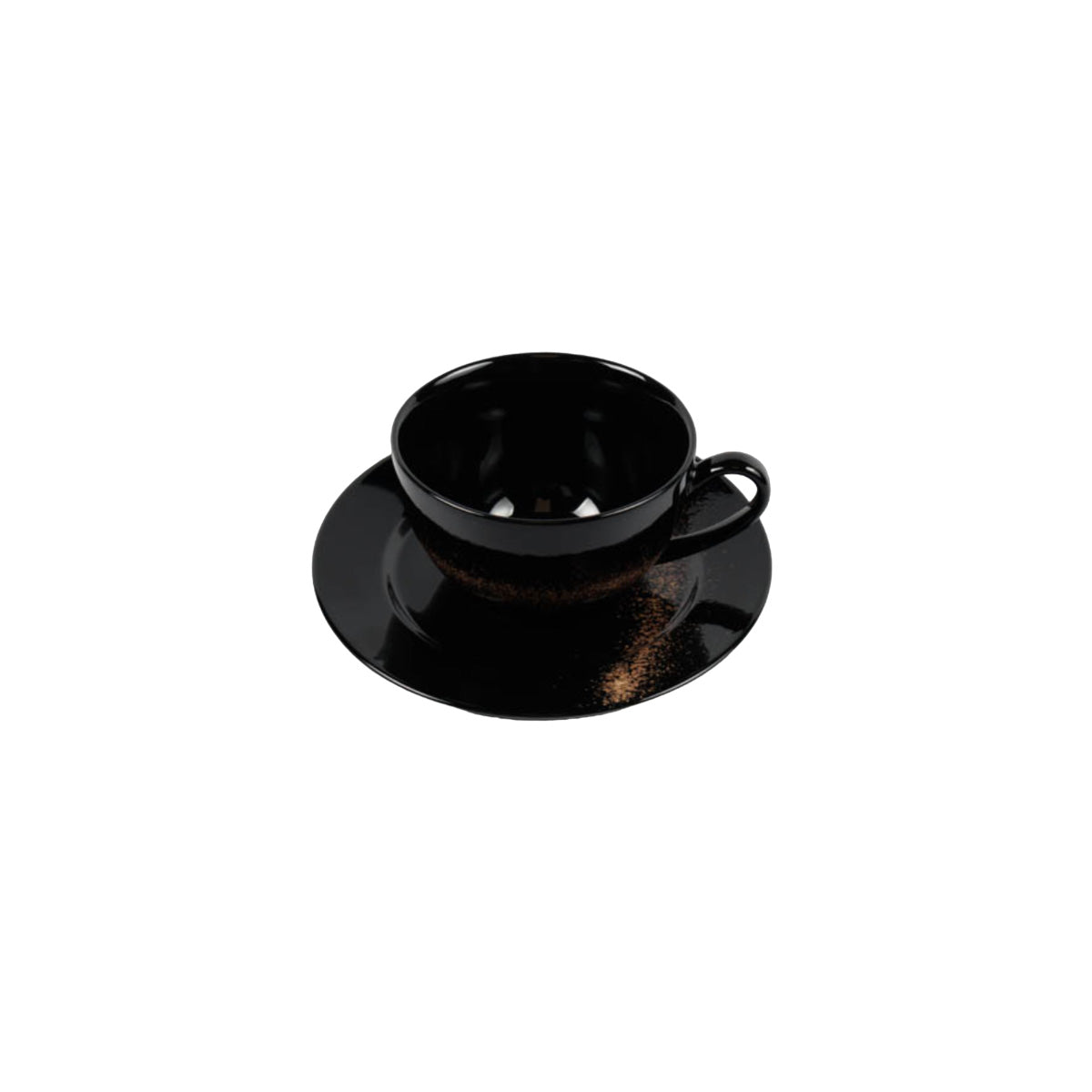Yvonne Chaka Chaka Gold Splash Cup & Saucer - S4