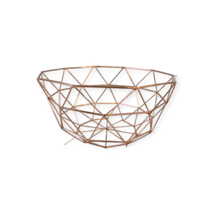 Continental Homeware Fruit Basket - Rose Gold