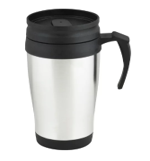 Totally Home Travel Mug Stainless Outer Plastic Inner - 410ml