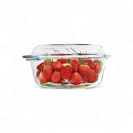 Borcam Round Casserole with Lid 2.1L