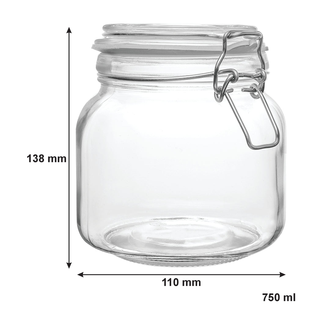 Consol Store-it Jar With Clip Top Lid