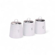 Continental Homeware Waves 3pc Canister