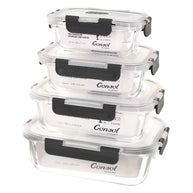 Consol Madrid Storage Containers With Clip On Vented Lids
