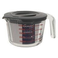 Consol Palma Measuring Jug Borosilicate With Grey Cover