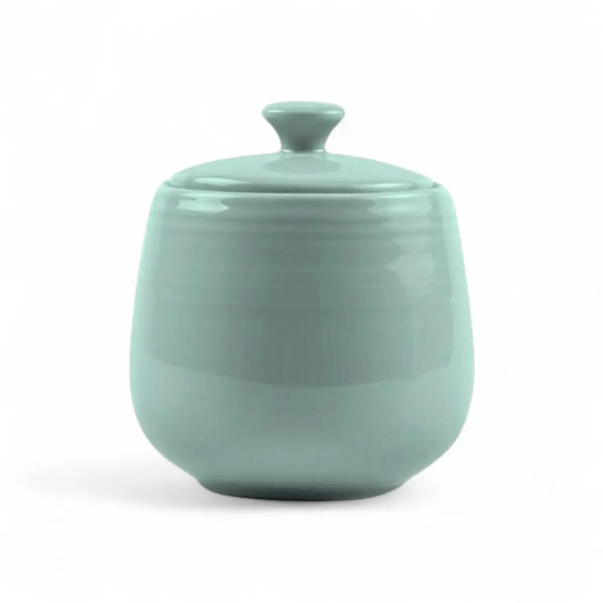 Jenna Clifford Embossed Lines Mermaid Mist Sugar Pot