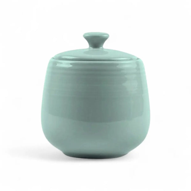 Jenna Clifford Embossed Lines Mermaid Mist Sugar Pot