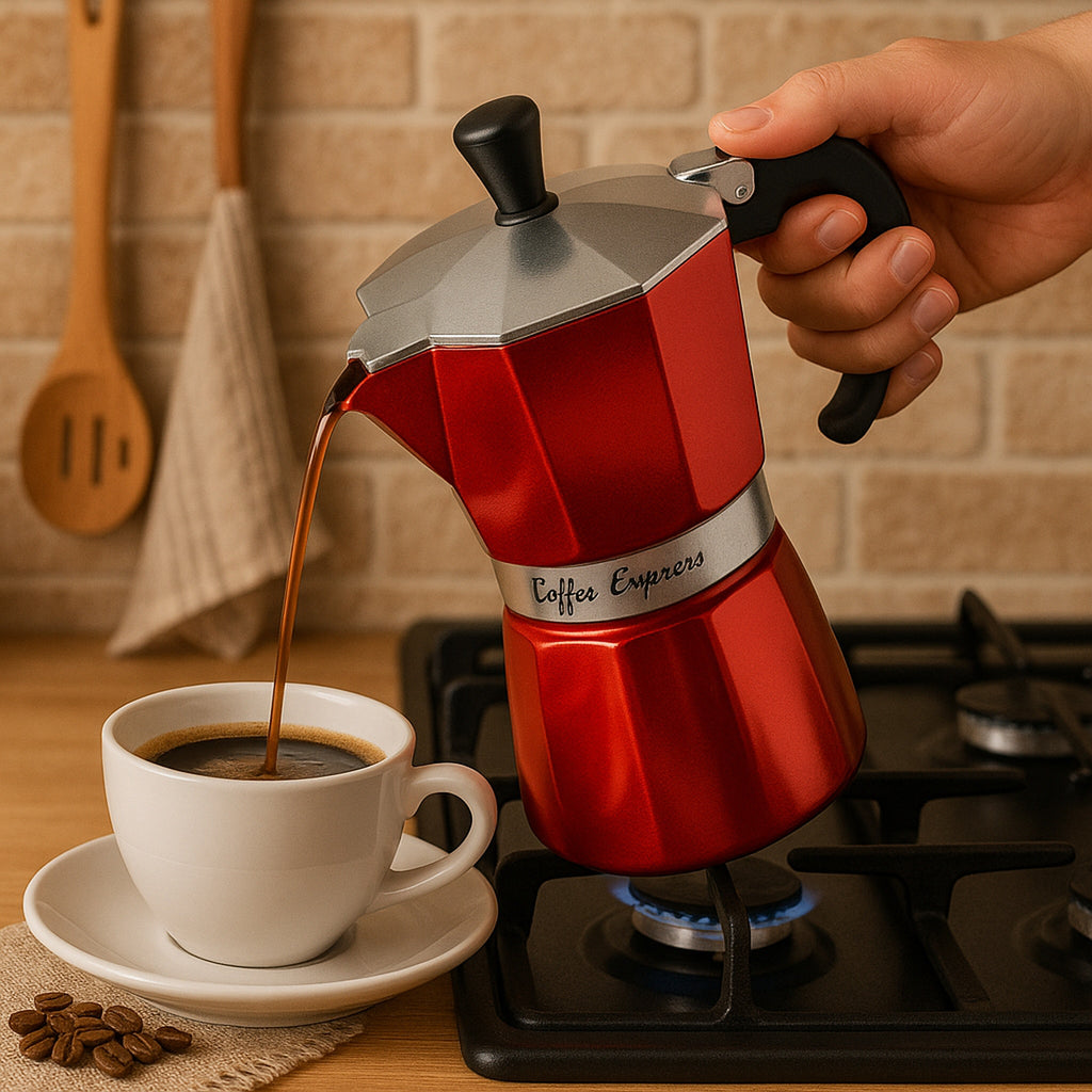 Regent Coffee Maker Aluminium 2 Tone