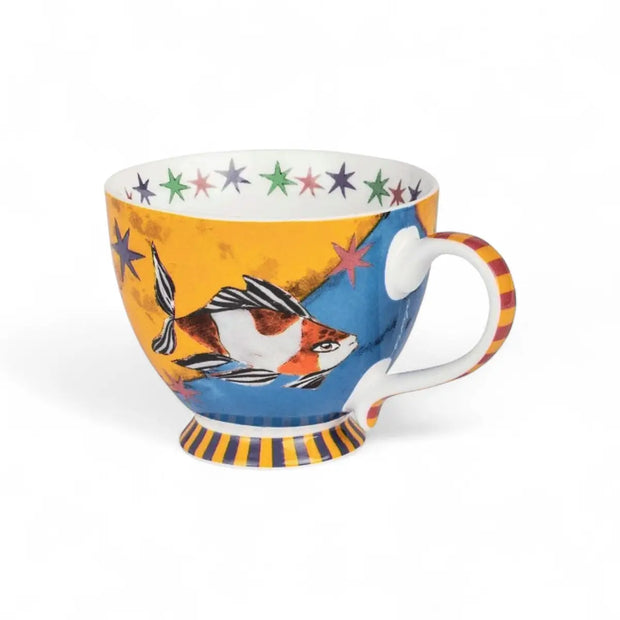 Olivia Grande Mug - Fish