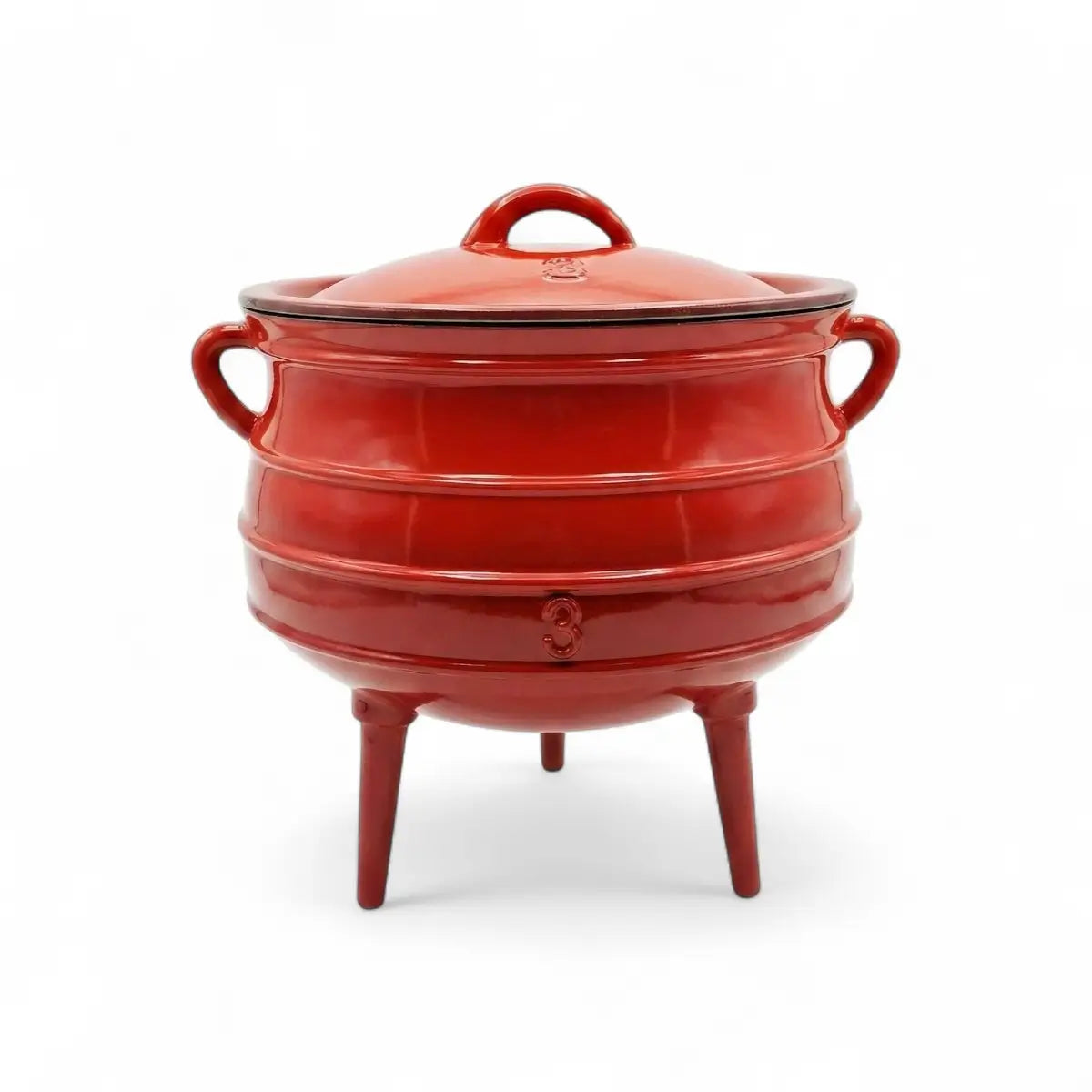 Continental Homeware 3-leg Potjie Cast Iron Pot Size 3