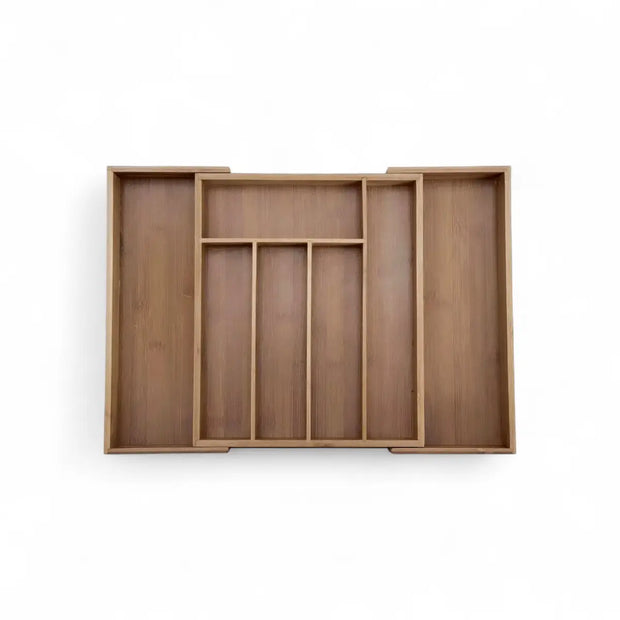 Excellent Houseware Cutlery Tray Bamboo 35x26x5cm