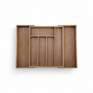 Excellent Houseware Bamboo Cutlery Tray 34cm x 29cm x 5cm