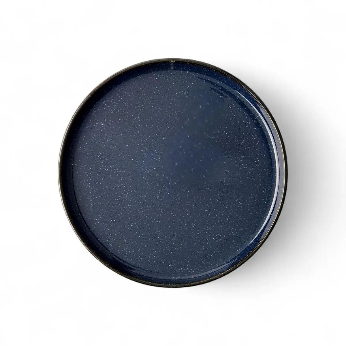 Omada Flat Stackable Dinner Plate Blue