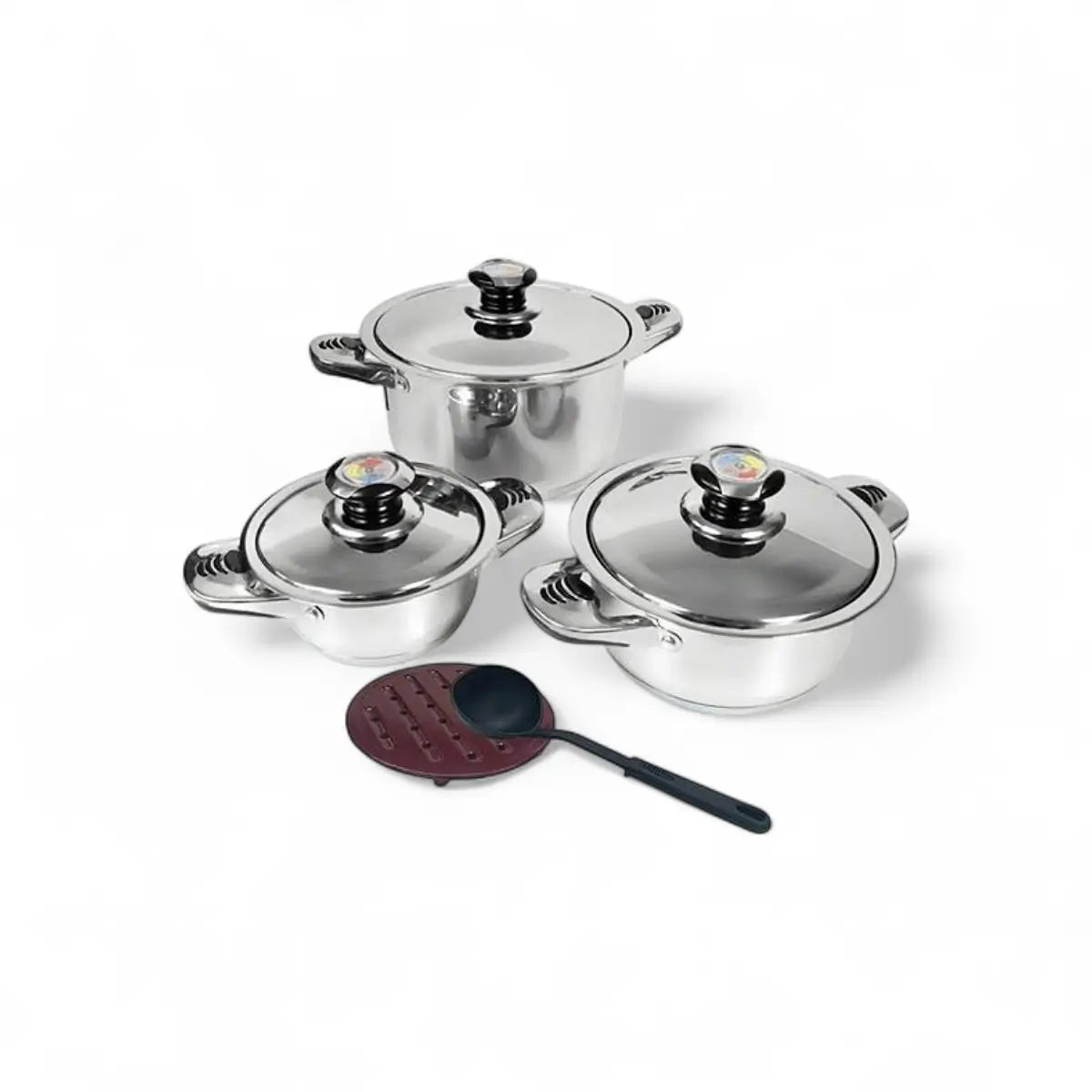 Rolux Stainless Steel Cookware Set - 8pc