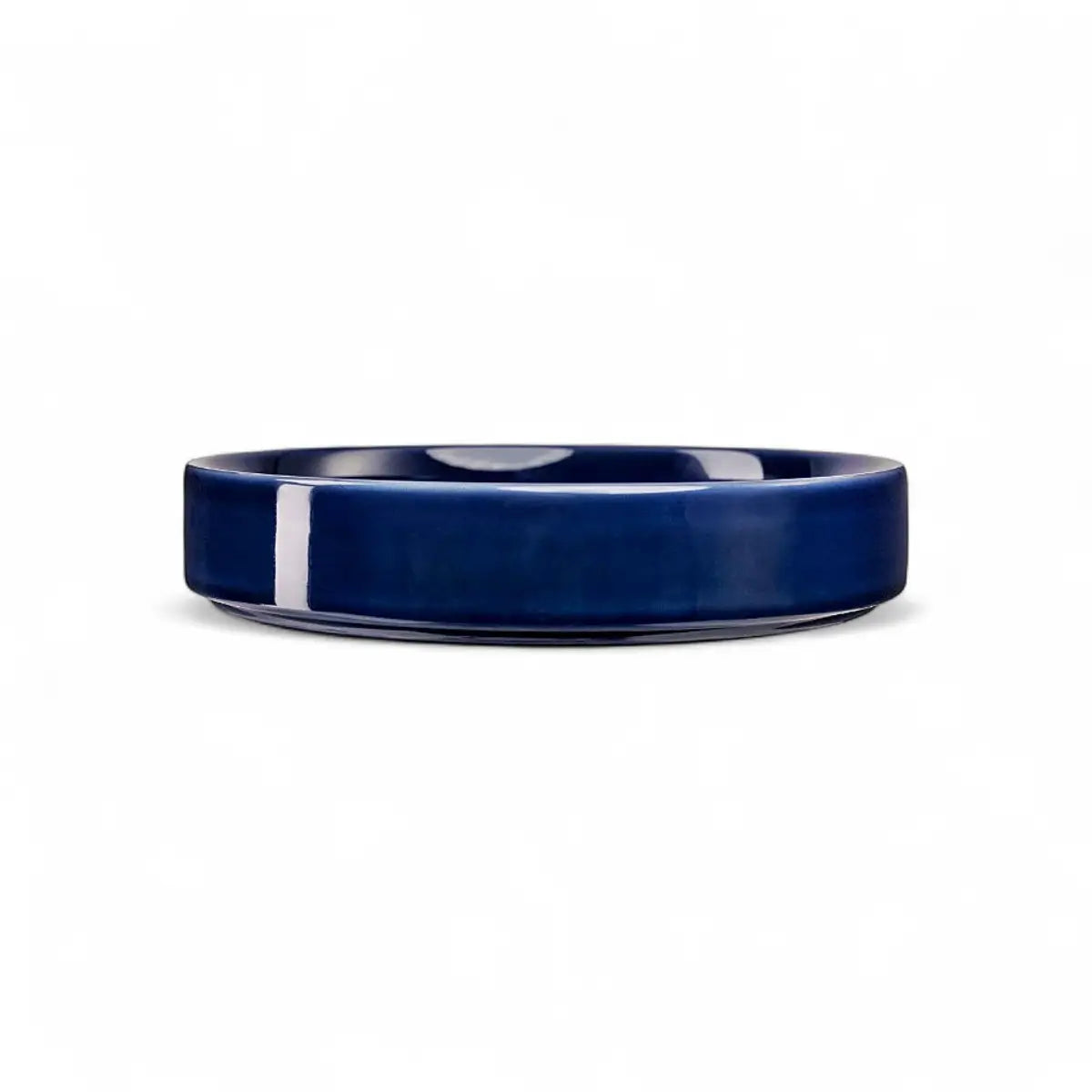 Jan Flat Stackable Pasta Bowl Cobalt Blue
