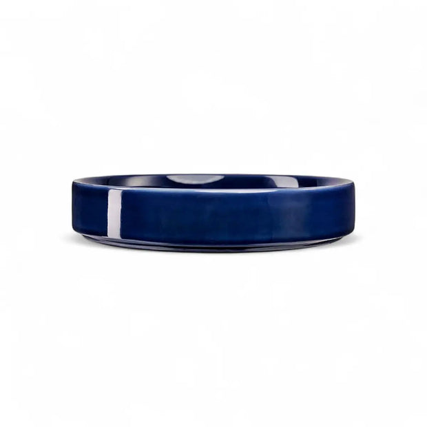 Jan Flat Stackable Pasta Bowl Cobalt Blue