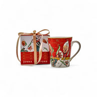 Jenna Clifford Peacock Red Coffee Mug In Gift Box