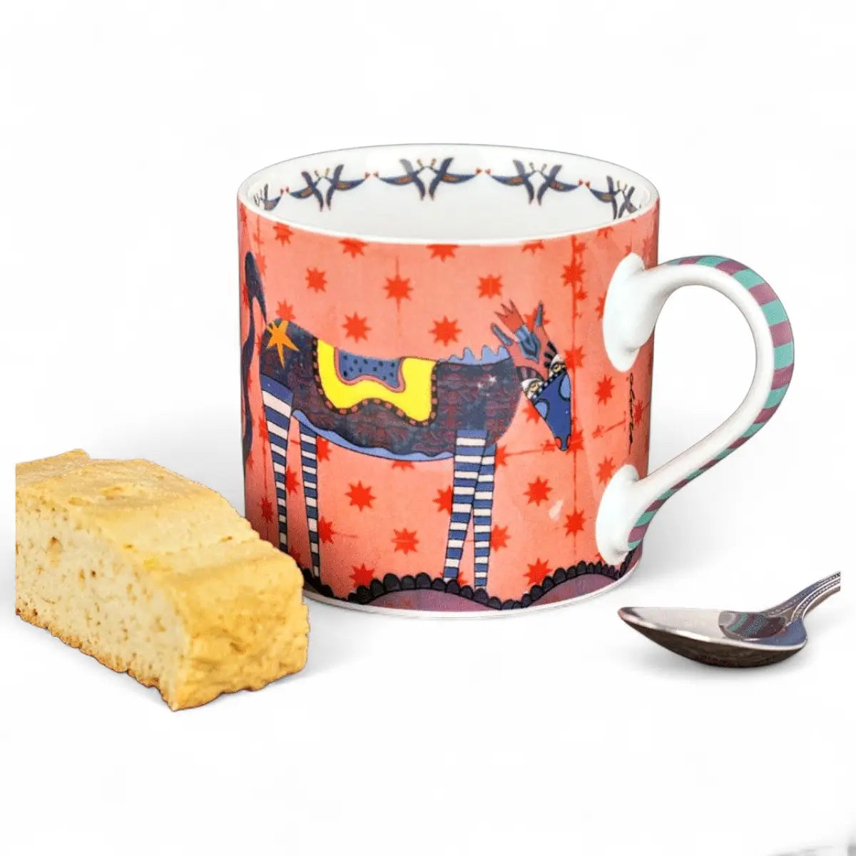 Olivia Cappuccino Mug - Horse