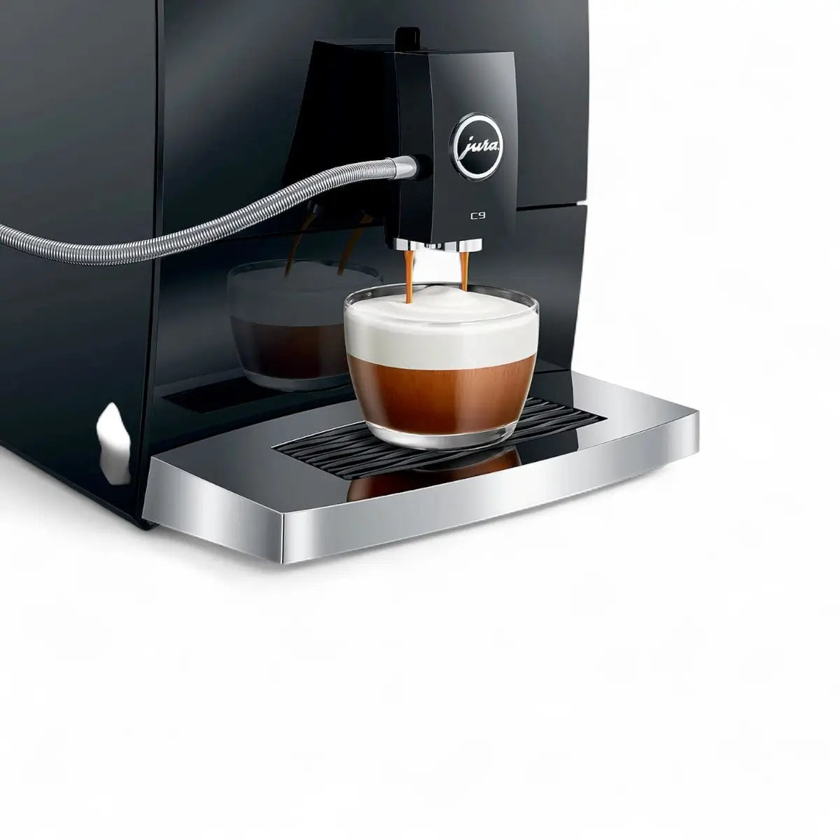 Jura C9 Bean-to-Cup Coffee Machine Piano Black