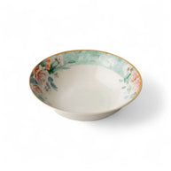 Jenna Clifford Green Floral Salad Bowl