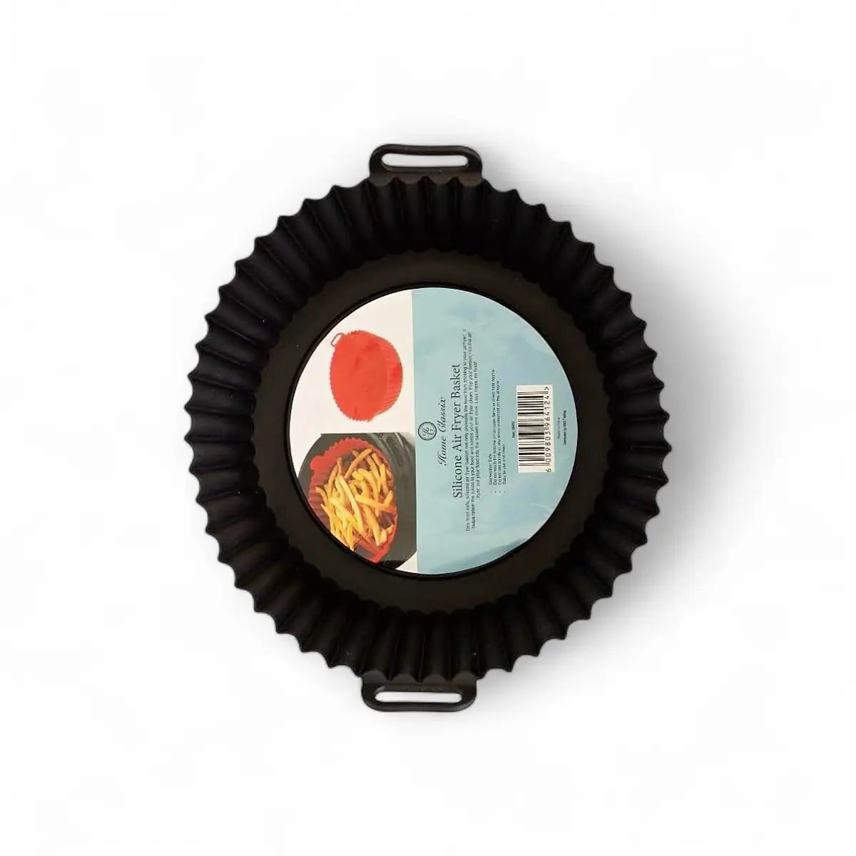 Home Classix Large Silicone Air Fryer Pan – 22.6 x 22.6 x 6.6cm