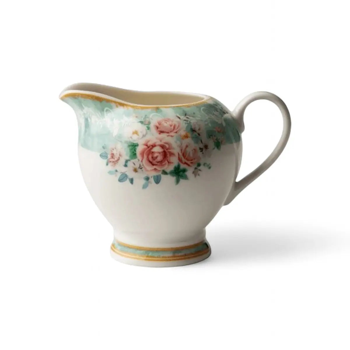 Jenna Clifford Green Floral Creamer