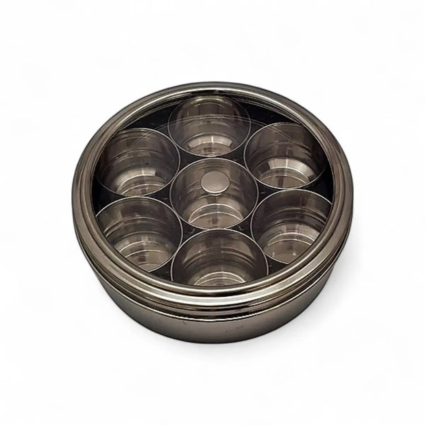 Acero Stainless Steel Clear Lid Masala Dabba