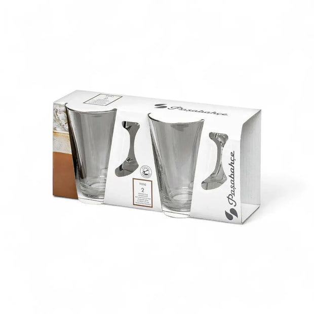 Pasabahce Vela Coffee Mug 250ml 2pc