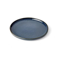 Omada Flat Stackable Dinner Plate Blue
