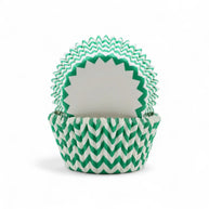 Regent Cake Cups Chevron Teal 50 Pieces