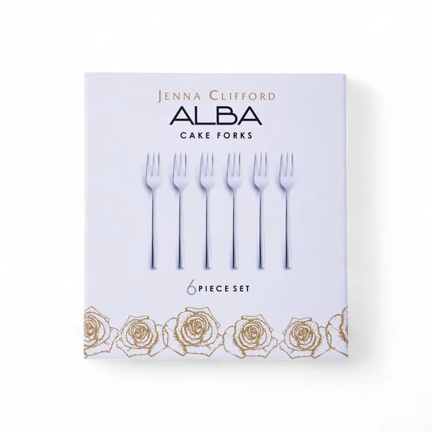 Jenna Clifford Alba 6pce Cake Fork Set