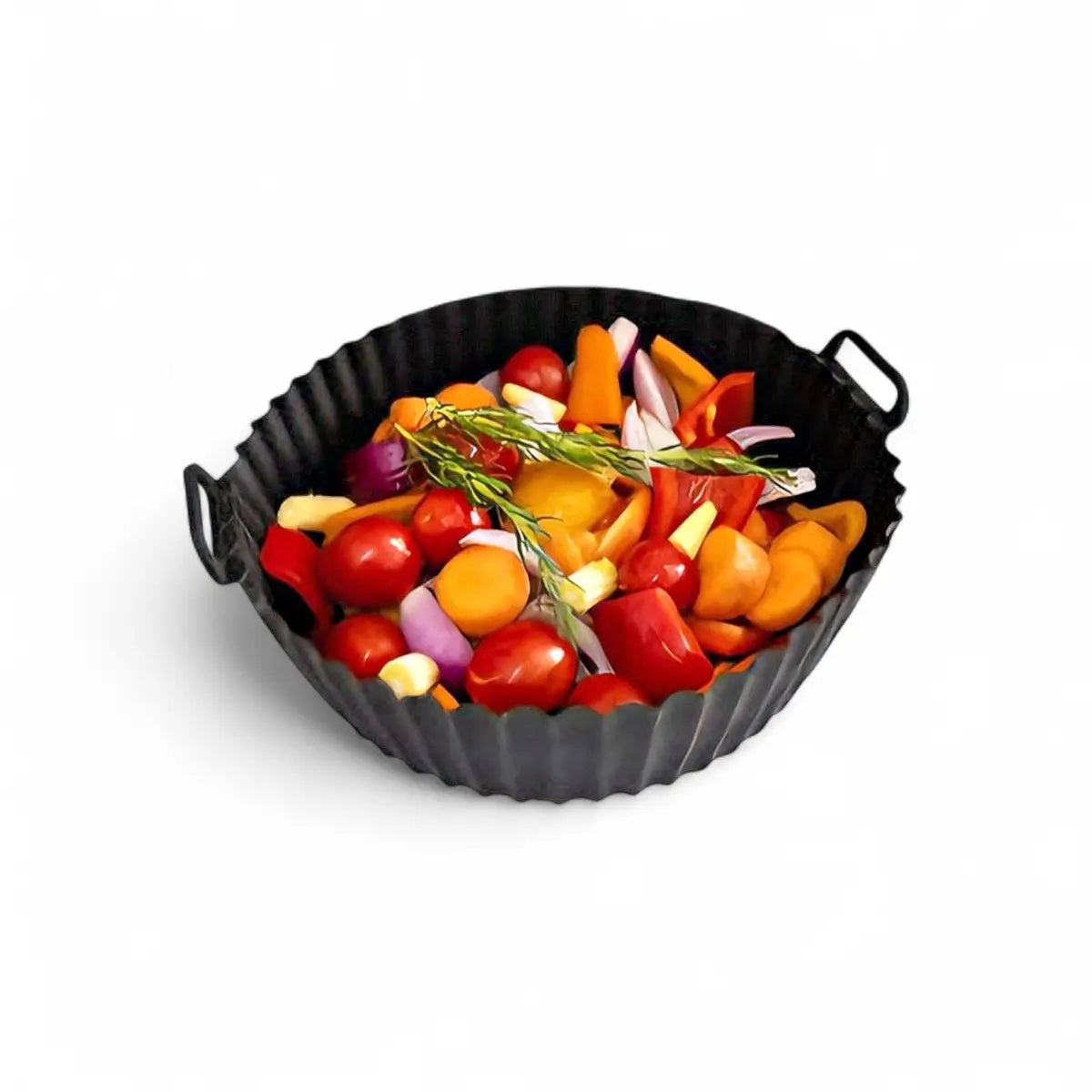 Home Classix small Silicone Air Fryer Pan – 20.6 x 20.6 x 5cm