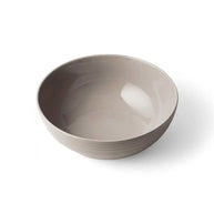Jenna Clifford Embossed Lines Salad Bowl 25cm - Light Grey