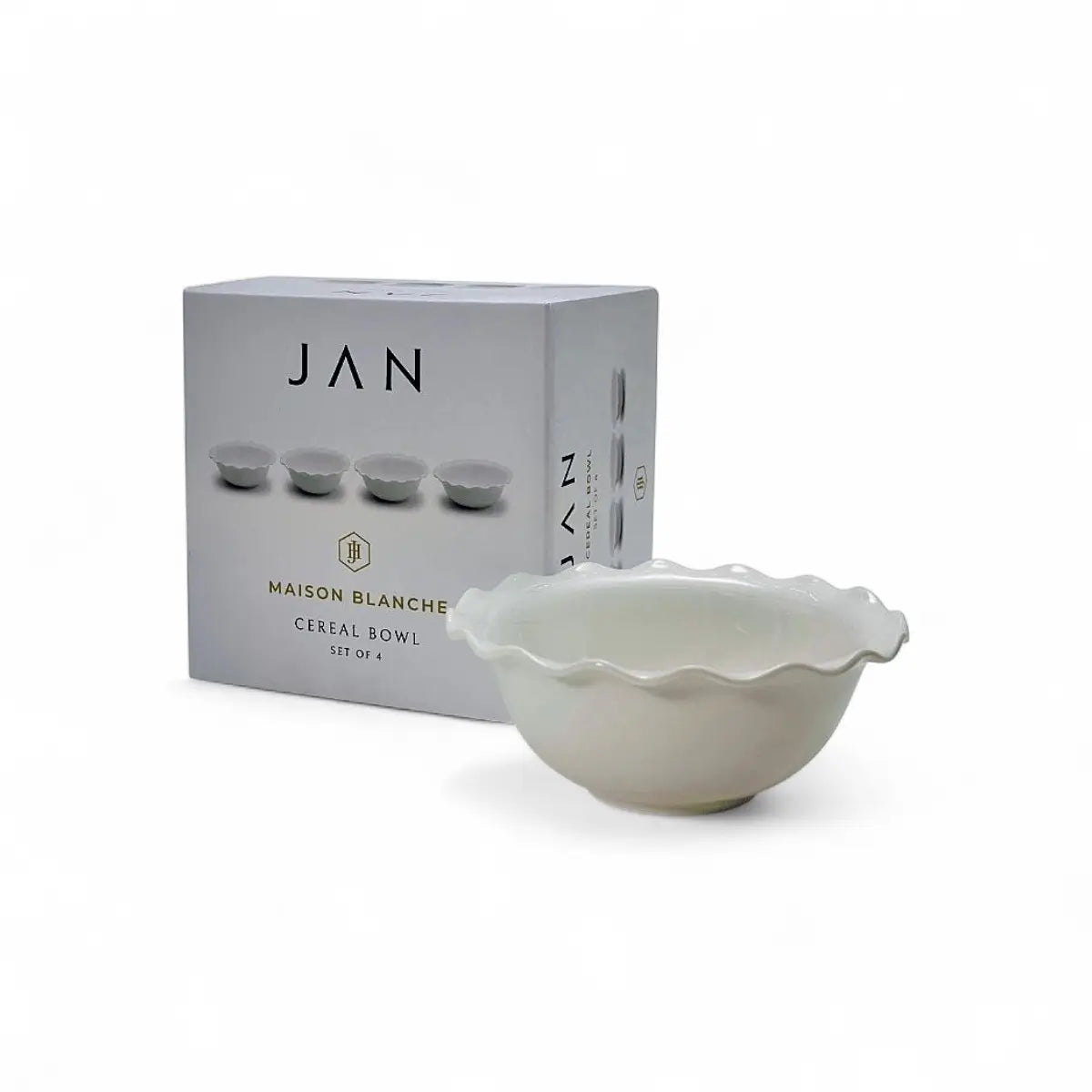 Jan Maison Blanche Cereal Bowl Set of 4