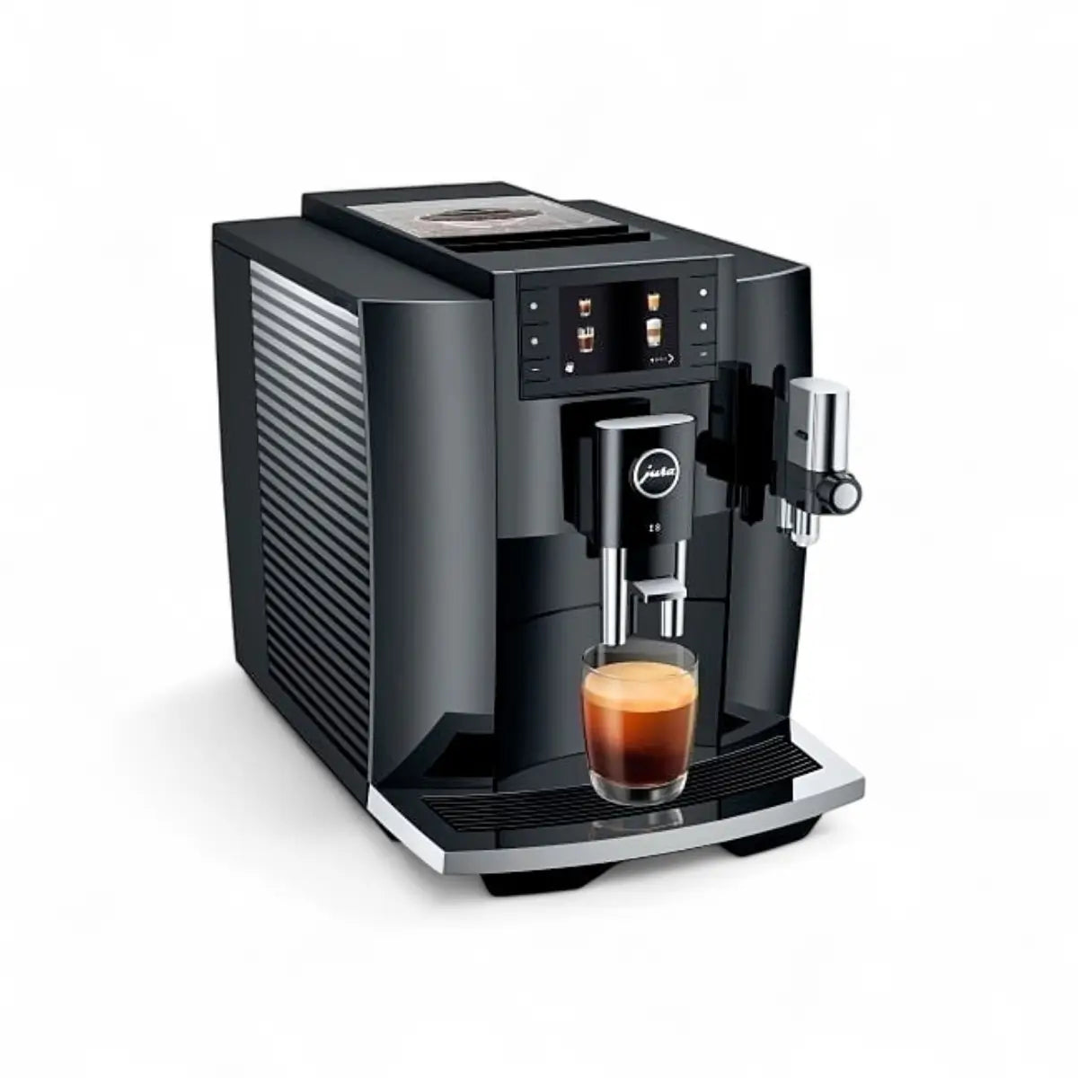 Jura E8 Fully Automatic Bean to Cup Coffee Machine - Pianoblack