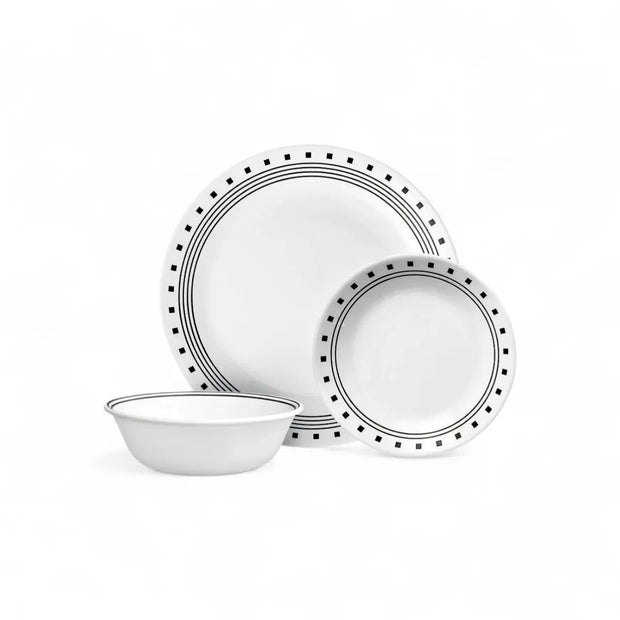 Corelle City Block 12 Pc Dinner Set