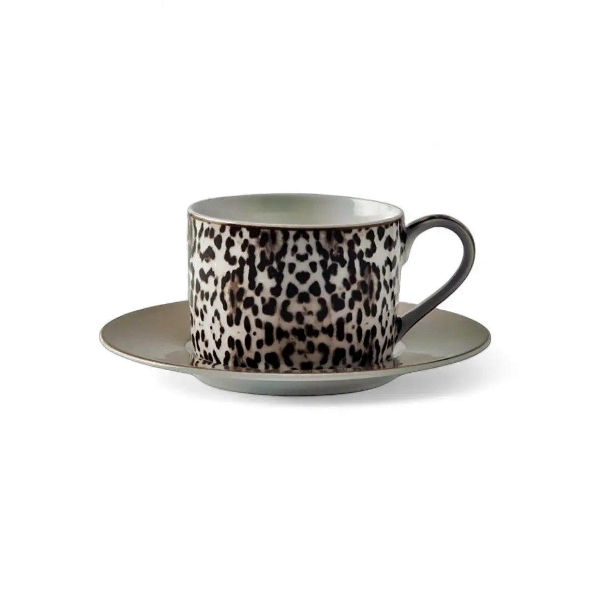 Jenna Clifford Leopard Cup & Saucer in Gift Box