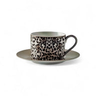 Jenna Clifford Leopard Cup & Saucer in Gift Box