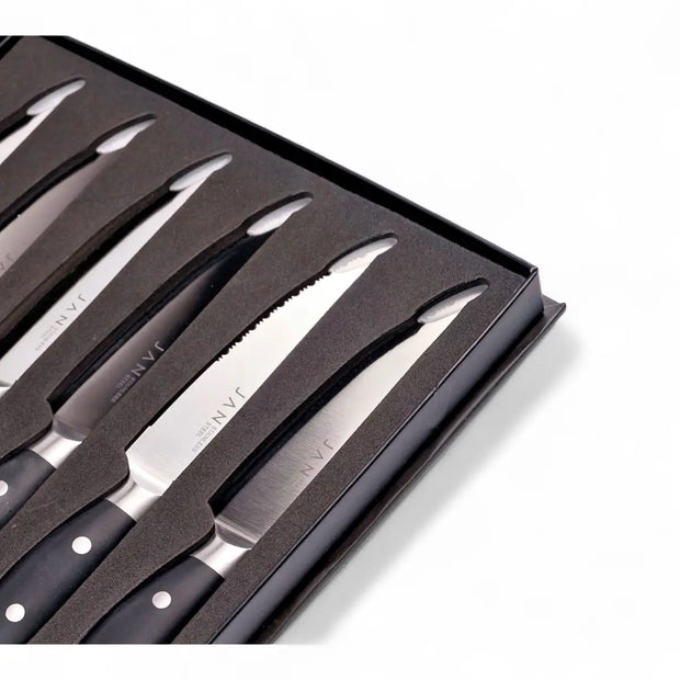 Jan Steak Knife Set In Magnetic Box - 6pc