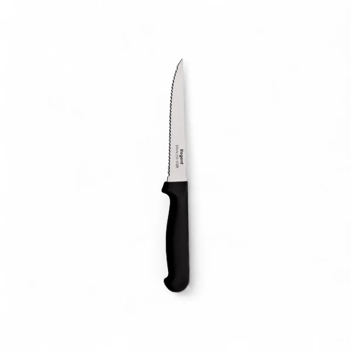 Regent Steak Knife With Sharp Tip Black
