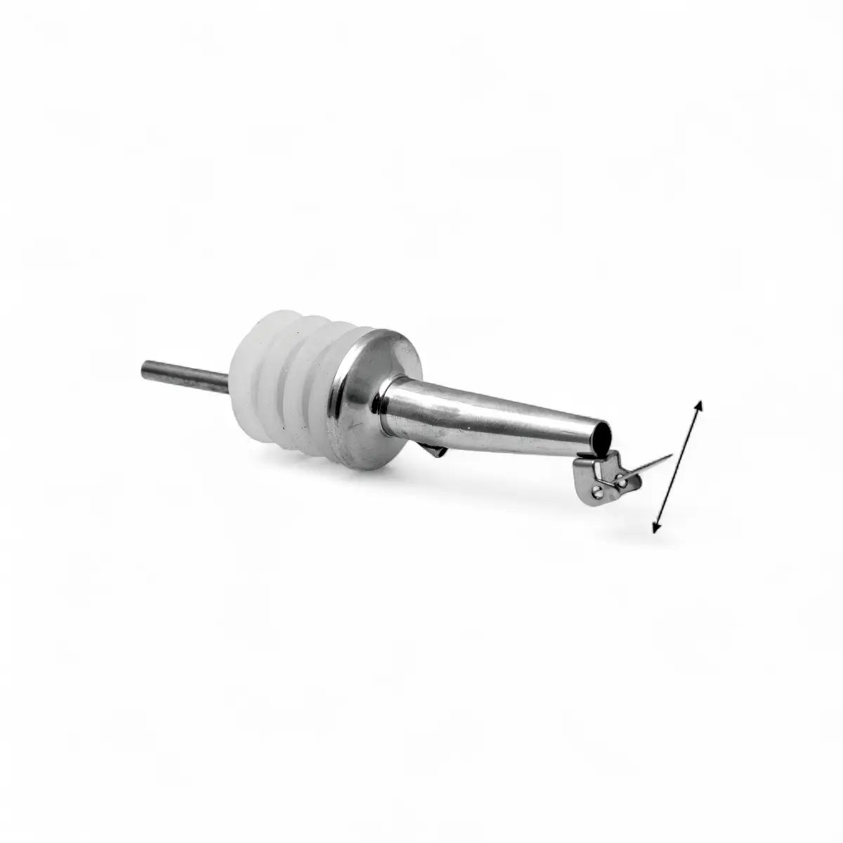 Bar Butler Free Flow Pourer With Cap Stainless Steel 2 Pack