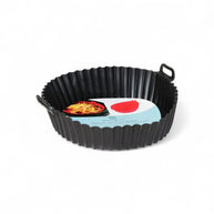 Home Classix Large Silicone Air Fryer Pan – 22.6 x 22.6 x 6.6cm