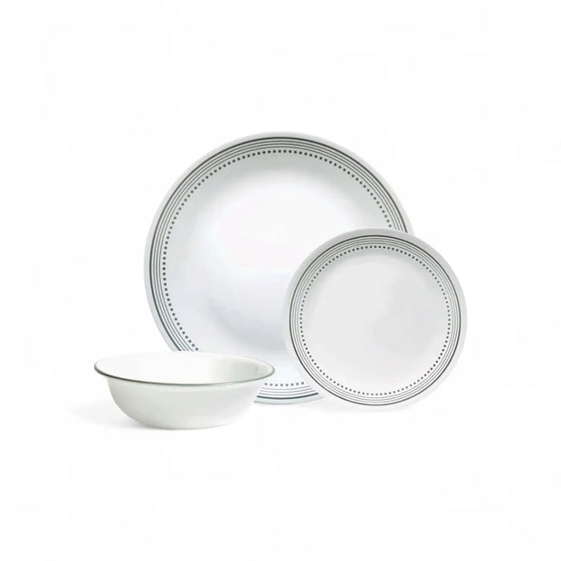 Corelle Mystic Grey 12 Pc Dinner Set
