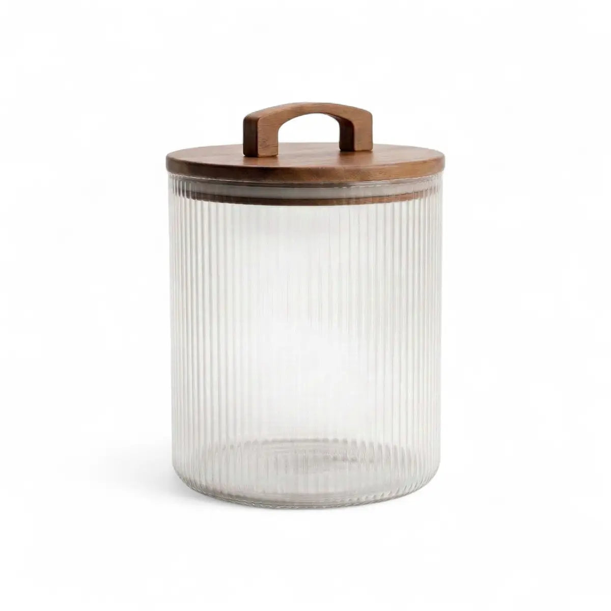 Canister Glass Fluted Line AcaLid 4.6L
