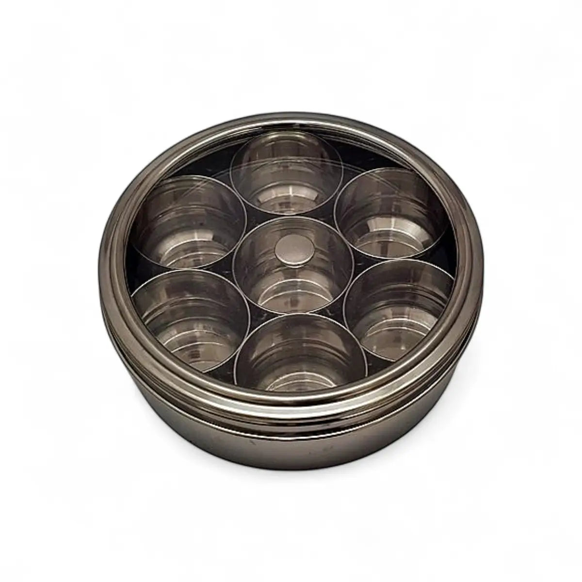Acero Stainless Steel Clear Lid Masala Dabba
