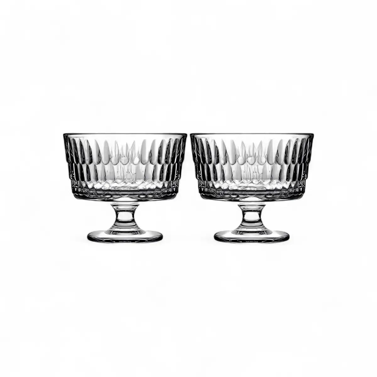 Pasabahce Rain Ice Cream Cup 240ml 2Pc