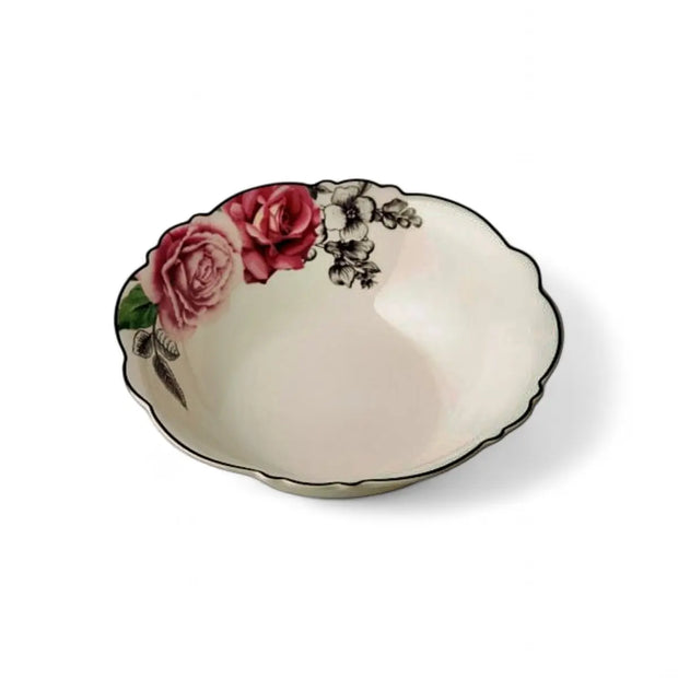 Jenna Clifford Wavy Rose Cereal Bowl 17.5cm