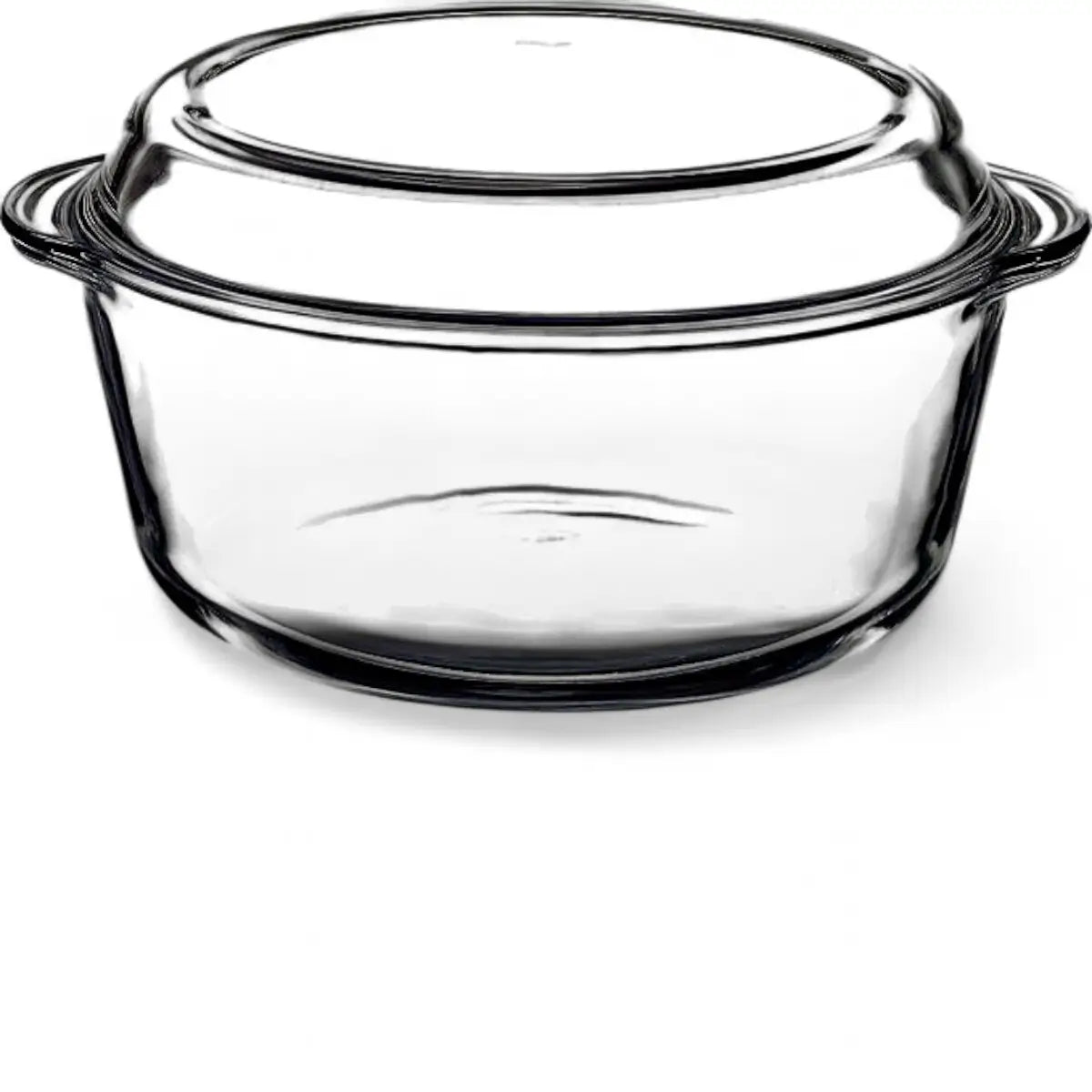 Borcam Round Casserole with Lid