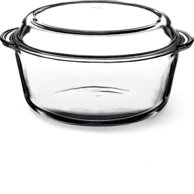 Borcam Round Casserole with Lid