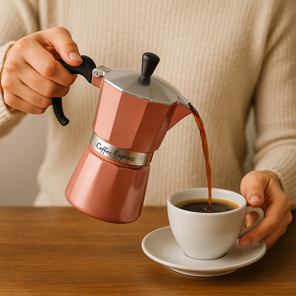 Regent Coffee Maker Aluminium 2 Tone