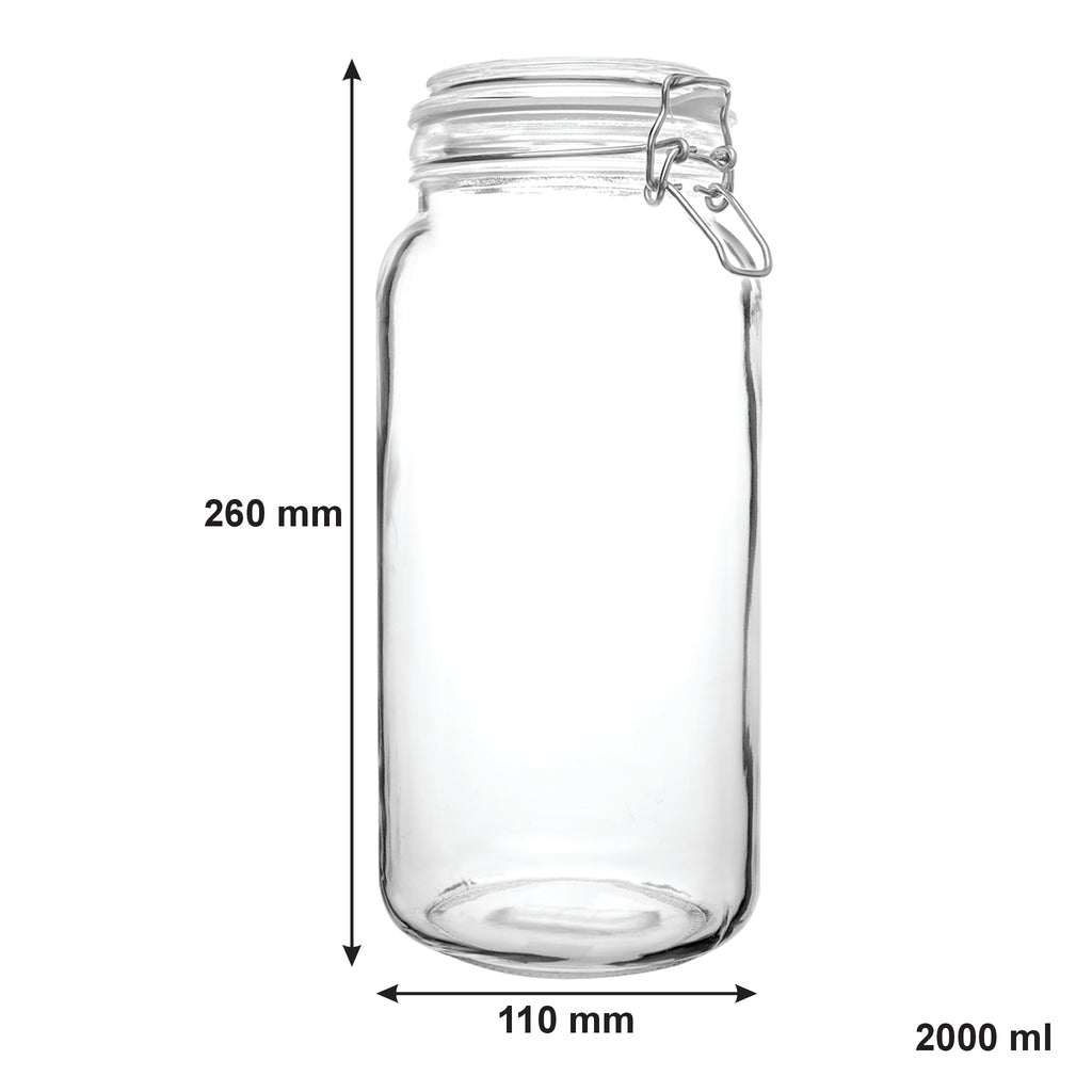 Consol Store-it Jar With Clip Top Lid